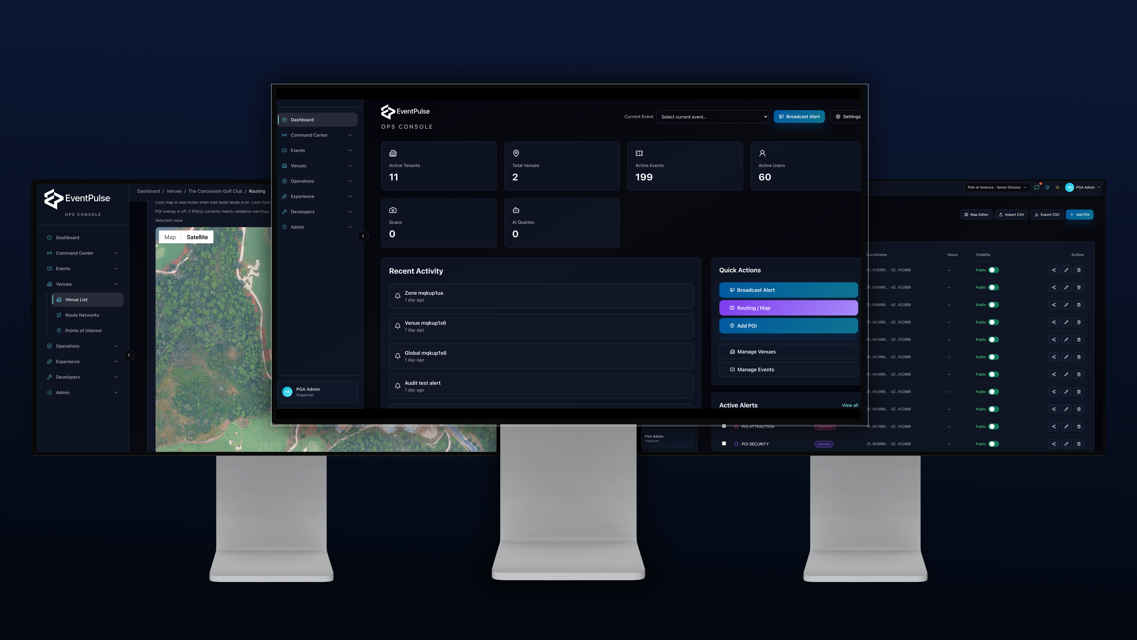 Square Event Monitor Event Pulse Prototype Showcase